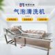 全自动压喷淋清洗机 大型包装 袋气泡清洗设备 樱桃加工机器