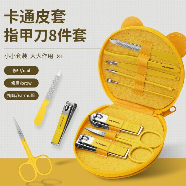指甲刀儿童指甲剪套装家用女生修脚工具剪刀脚指甲钳掏耳勺神器图片