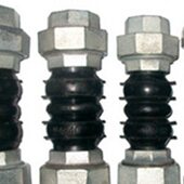 DN50 伸缩器DN25 风机软管游刃活接 减震喉 丝扣橡胶软接头软连接