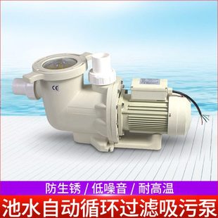 利伟沃游泳池水泵设备静音水泵自动循环过滤泵鱼池水下池底吸污泵
