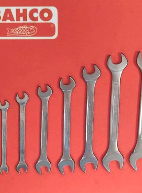 BAHCO百固双开口扳手双头双呆扳子6m-8-10-12-13-14-17-19-21-24