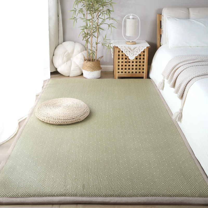夏季凉席榻榻米床垫炕垫打地铺睡垫夏天铺地上P睡觉垫子藤席地毯