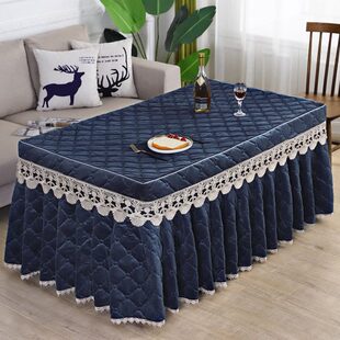 电炉罩套长方形冬季加厚烤火桌子罩套电暖炉取暖桌套家用烤火炉罩