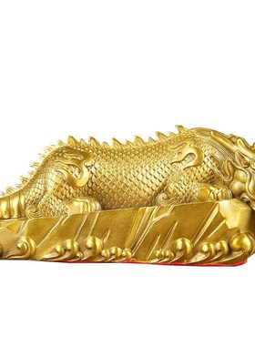 黄铜避水兽家居在西北镇水兽吸水兽龙王蚣蝮卫生间客厅玄关摆件