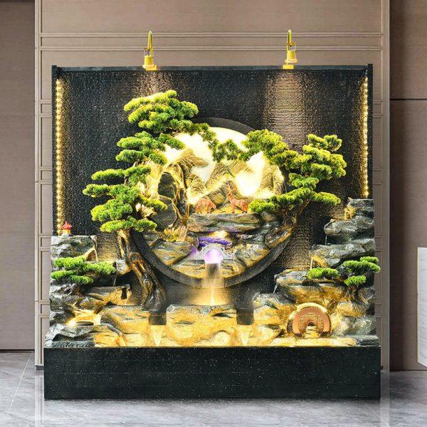 水幕墙流水屏风假山喷泉户外景观花园庭院背景墙公室鱼池摆件,家居饰品,户外/庭院摆件,淘宝优惠券,粉丝福利购,淘宝优惠卷