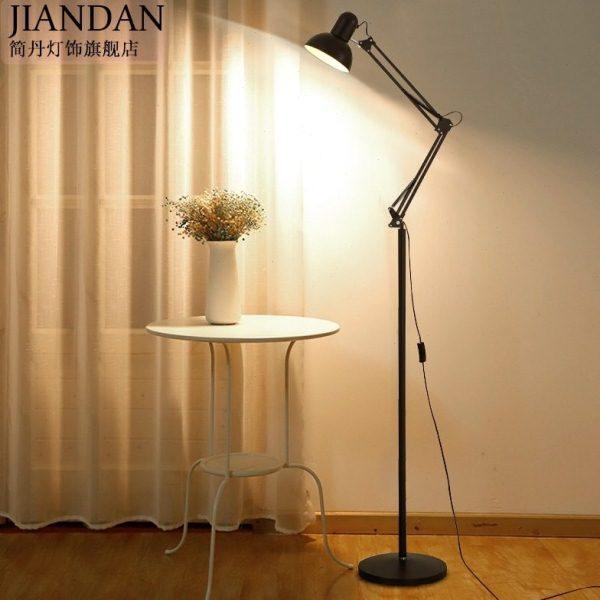 长臂钓鱼落地灯北欧现简约客厅沙发灯轻奢创意书房卧室立式台灯,家装灯饰光源,阅读台灯(护眼灯/写字灯),淘宝优惠券,粉丝福利购,淘宝优惠卷