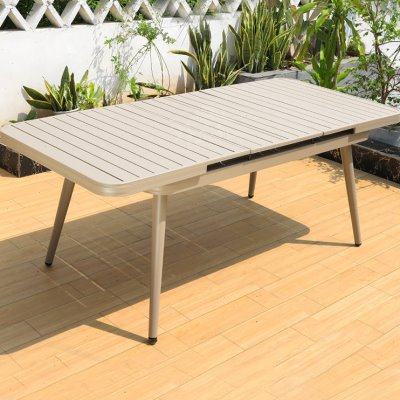 户外桌椅庭院休闲小阳台网红桌小茶几铝合金圆桌长餐桌铁艺碳钢桌,住宅家具,不锈钢/PVC餐桌,淘宝优惠券,粉丝福利购,淘宝优惠卷