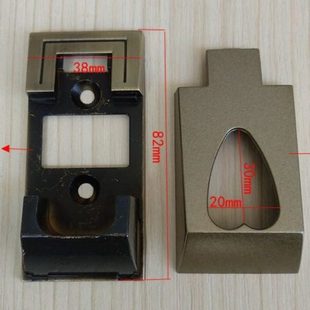 新款 加厚挂衣杆五金配件衣柜橱底座衣通固定座晾挂衣钩杆托柜内