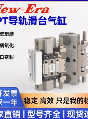 原装新时代滑台导轨气缸PPTS PPT-SD10-5-10-20-PP-TP-LP-QR-QT
