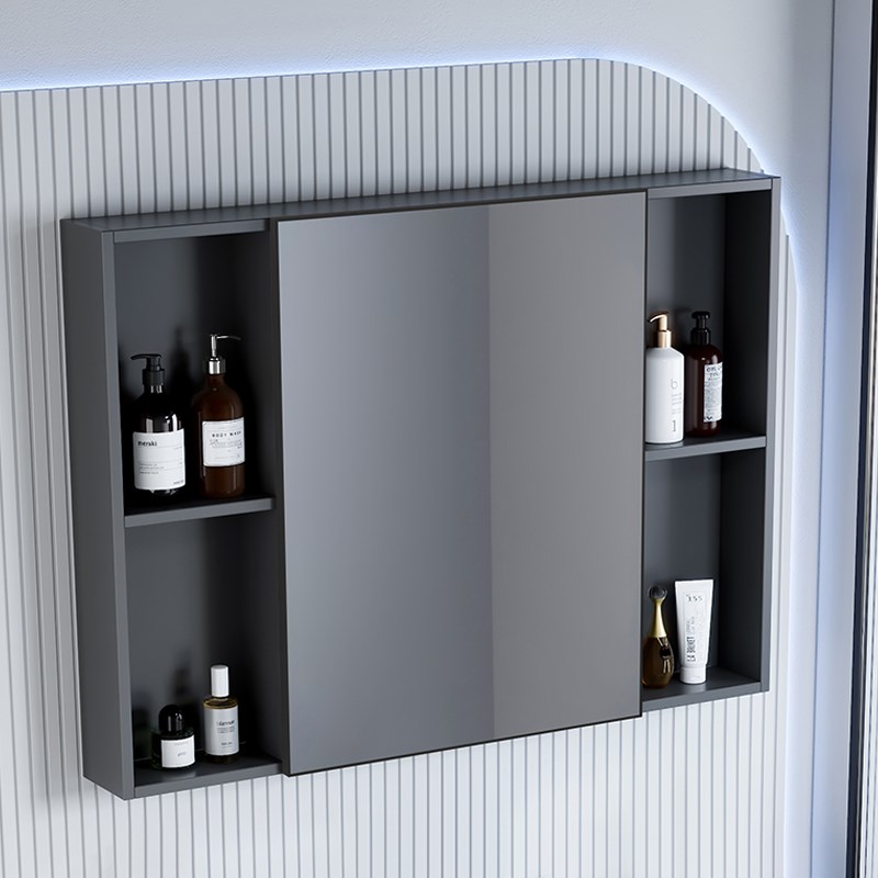 智能浴室镜柜单独挂墙式卫生w间浴室镜洗手间镜子置物架收纳储物