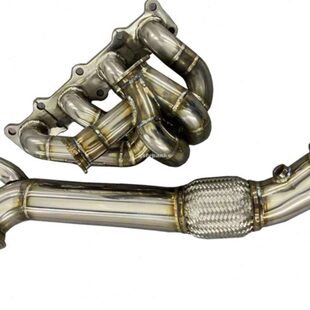 ABG 十代EVO改装排气管芭蕉 不锈钢汽车G25-660涡轮头蕉 动力头焦