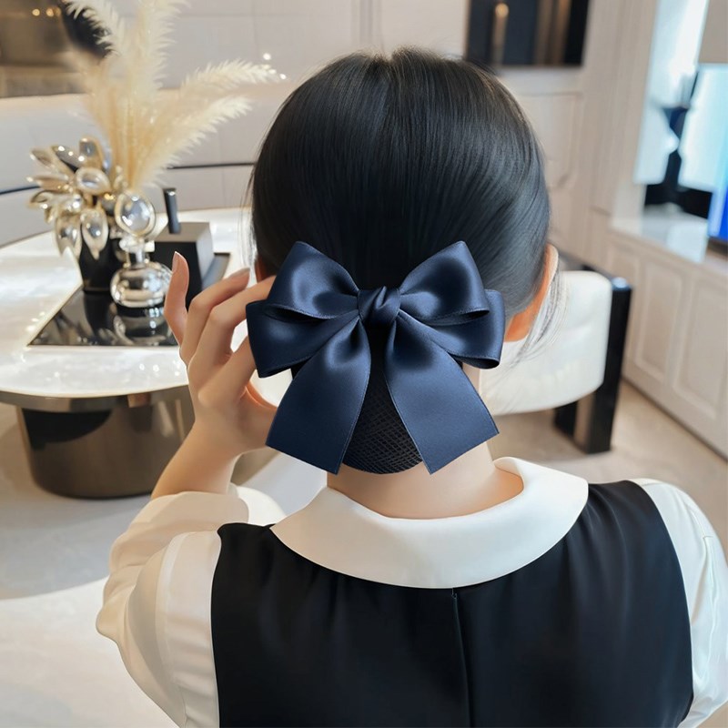 护士头花2c024年新款高级感职业发网银行工作盘头发精致高端女网