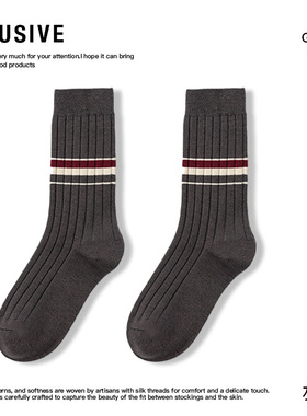 【下单立减50】秋冬推荐冬季保暖设计款搭鲨裤百搭中筒堆堆袜_WF2