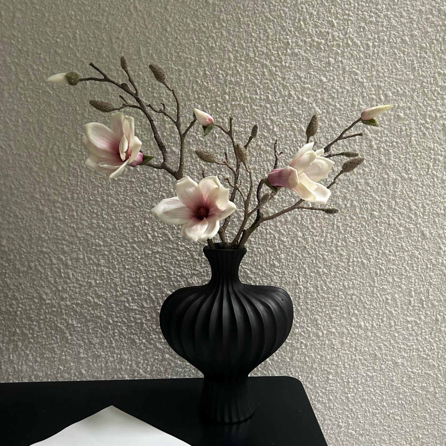 望春仿真玉兰花清新法式