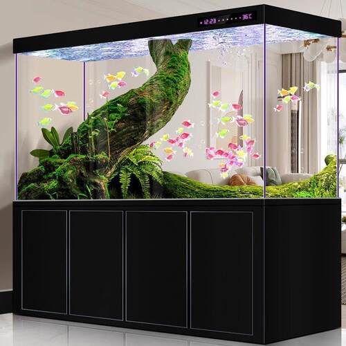 新款底滤鱼缸客厅家用中