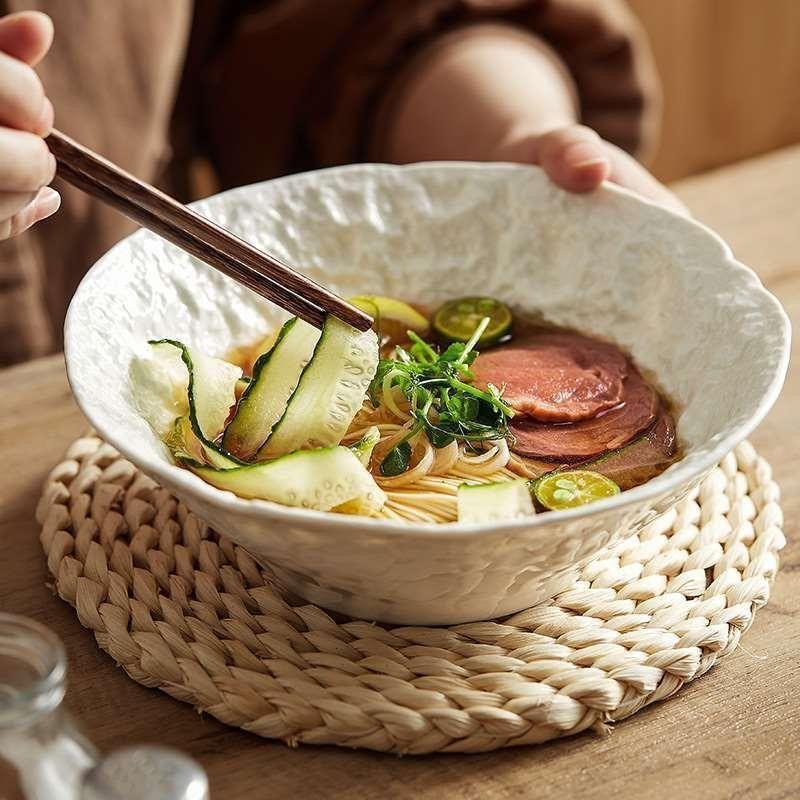 日式陶瓷泡面碗高级感特