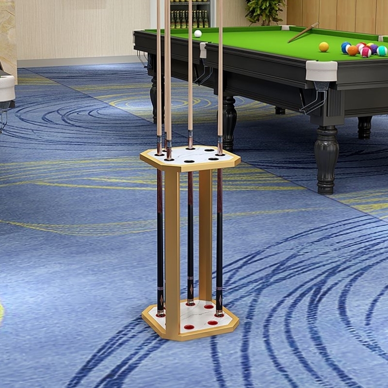 金属台球杆架配件用品落地式放置架球厅公杆存放架桌球放杆收纳架
