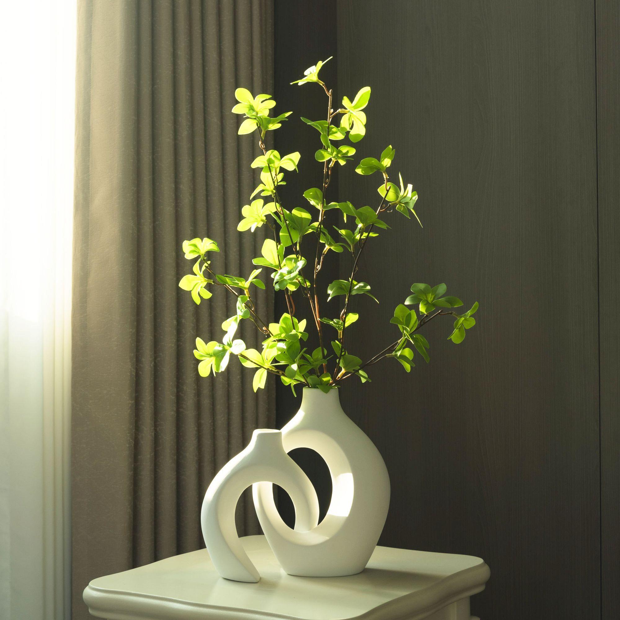仿真绿植陶瓷摆件工艺品