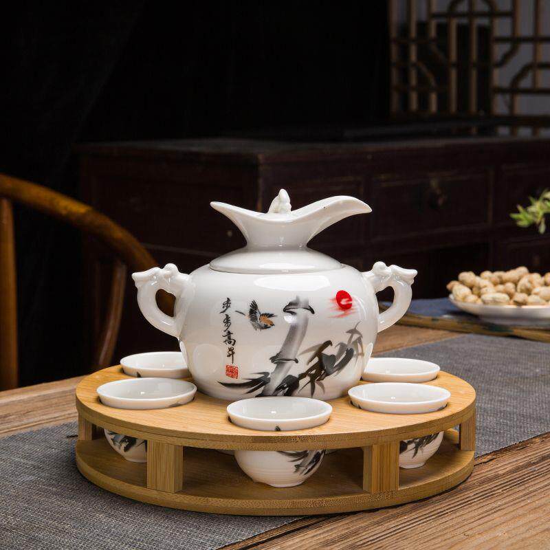 中式陶瓷黄酒温酒器家用