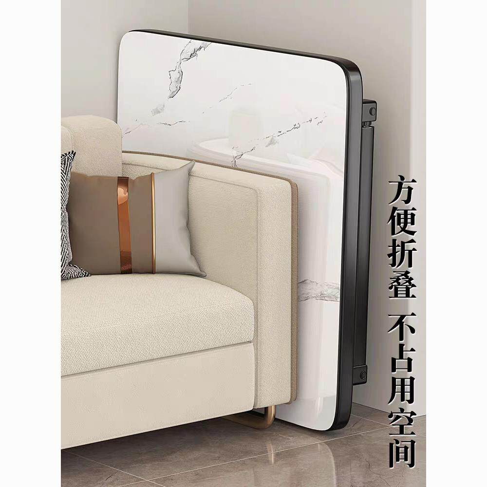 可折叠桌子吃饭桌客厅正方形家用简易餐桌子出租屋租房方桌小户型