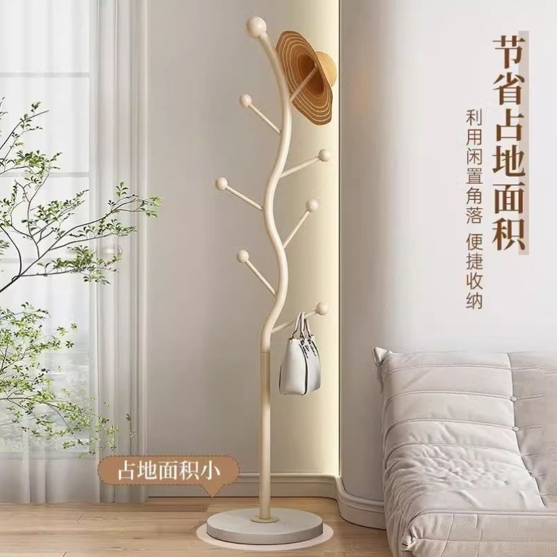 衣架落地立式耐用2025新款衣帽架立式家用挂杆衣架床头挂衣架