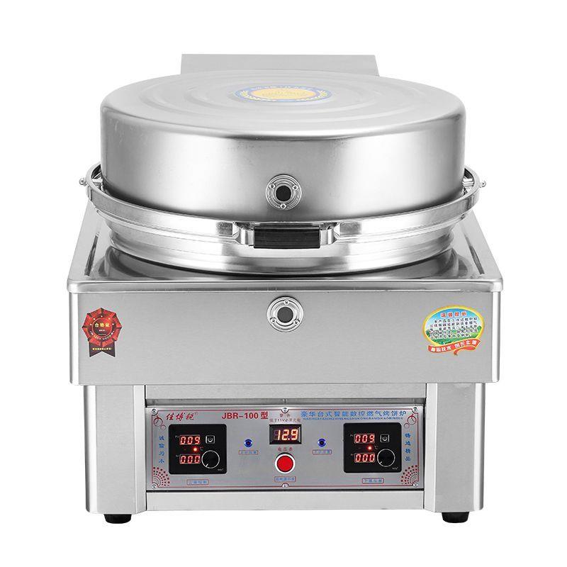 燃气烤饼炉商用煤气烙饼图片