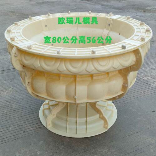 罗马柱花盆模具阳台别墅