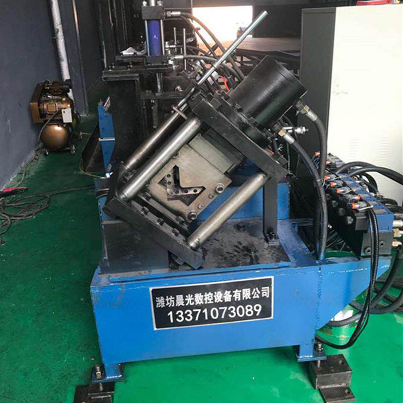 货架角钢槽钢打眼设备全自动数控冲孔机不锈钢铝型材液压冲孔机