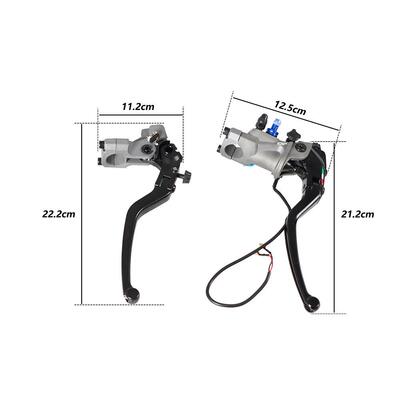 液摩托车改装刹28196上泵牛手CNC拉杆压角泵牛角离合总成直推上泵