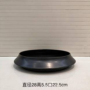 中式现代约禅意陶瓷花简真花仿真绿植花瓶器FY桌面茶室装饰新花盆