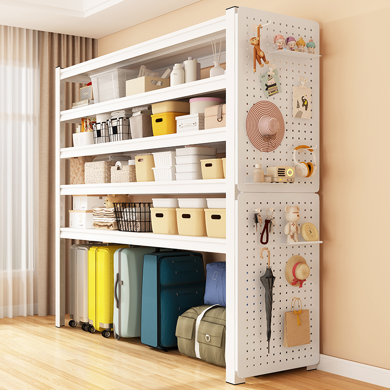 家用仓储货架置i物架多层储物架下空收纳架客厅卧室储藏间靠墙铁