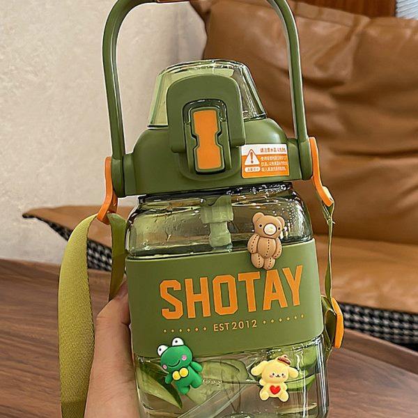 水杯女生大容量减肥运动水壶男款户外便携学生大肚杯办公室吸管杯