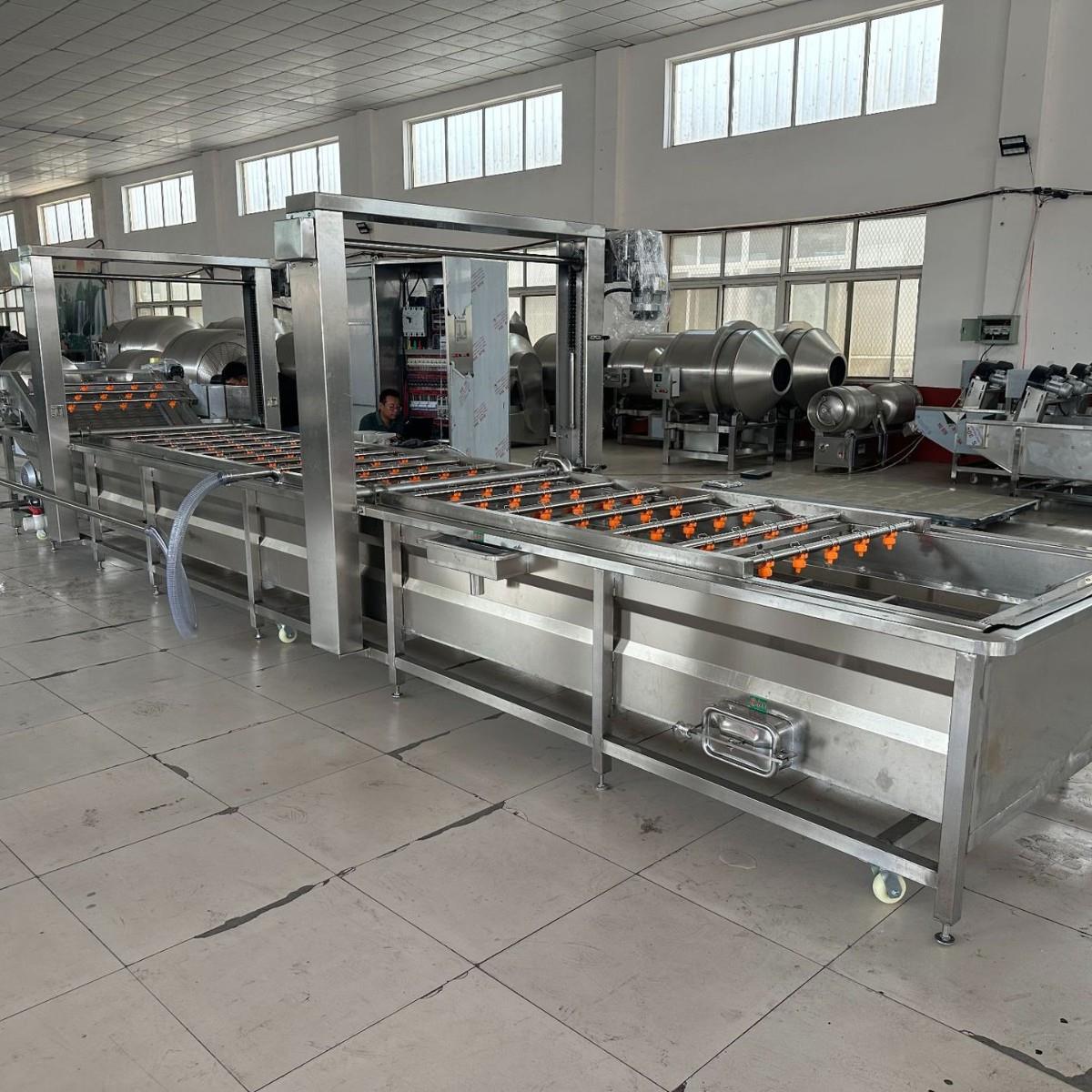 用肉664类化冻池水牛羊肉解冻设备水浴式冻商盘白流条鸭解冻线图片