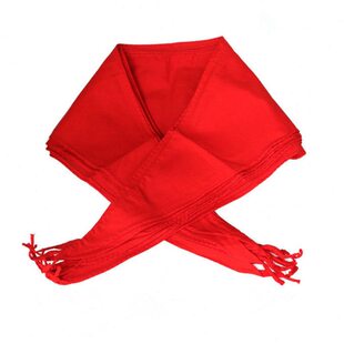 红领巾 大红棉布少先队员红领巾  小学初中生红领巾10条包邮