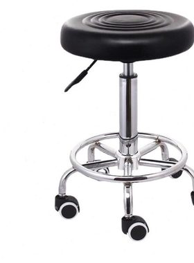 美容酒吧凳 大工椅吧台美甲旋转升降椅子 厂家理发店美发椅