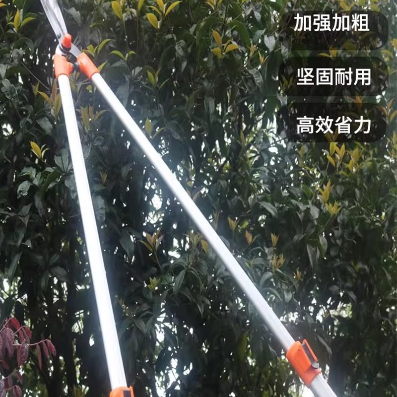 进口高空剪树枝专用剪刀高枝剪可伸缩长柄修枝剪加长杆剪枝园艺剪