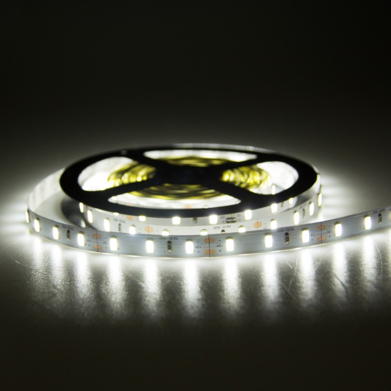LED12V24V5630进口高亮防水软灯带柜台户外招牌车用灯箱套管滴胶