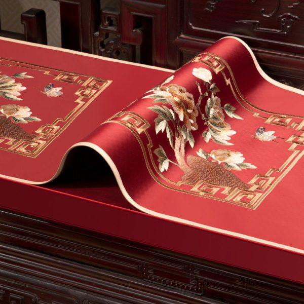 新中式沙发巾红木罗汉床坐垫家用飘窗垫四季通用防滑座垫高档定制,居家布艺,沙发垫,淘宝优惠券,粉丝福利购,淘宝优惠卷