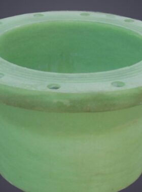 DN300 400PN1.0污水管道玻璃钢法兰 耐腐蚀玻璃钢法兰 法兰短管