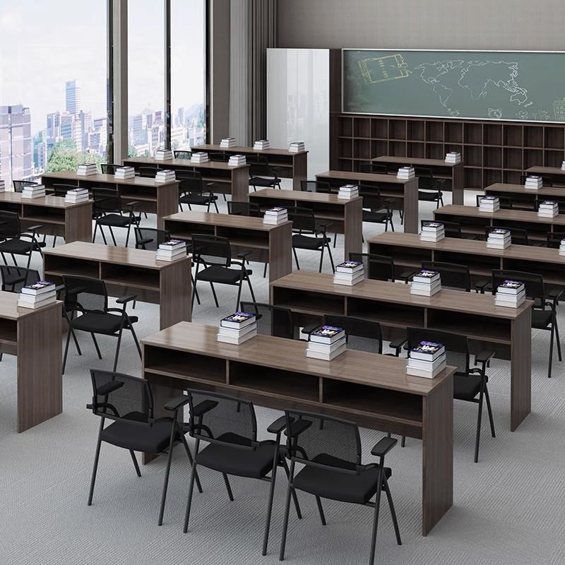 办公职员培训桌三l人长条会议桌学校学生双人课桌椅商用组合桌椅