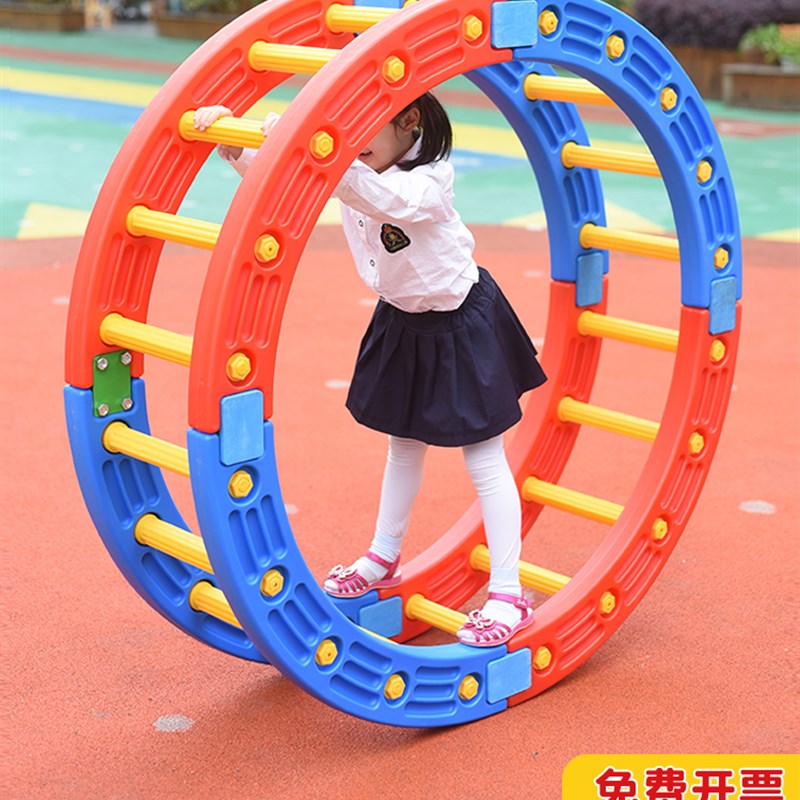 儿童感统训练器材家用四分之一圆平衡板幼儿园早教体能衡圆独木桥