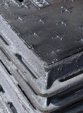 路墨铸球铁双开630长方形井货盖方井盖现污水表消防阀门灯电力检