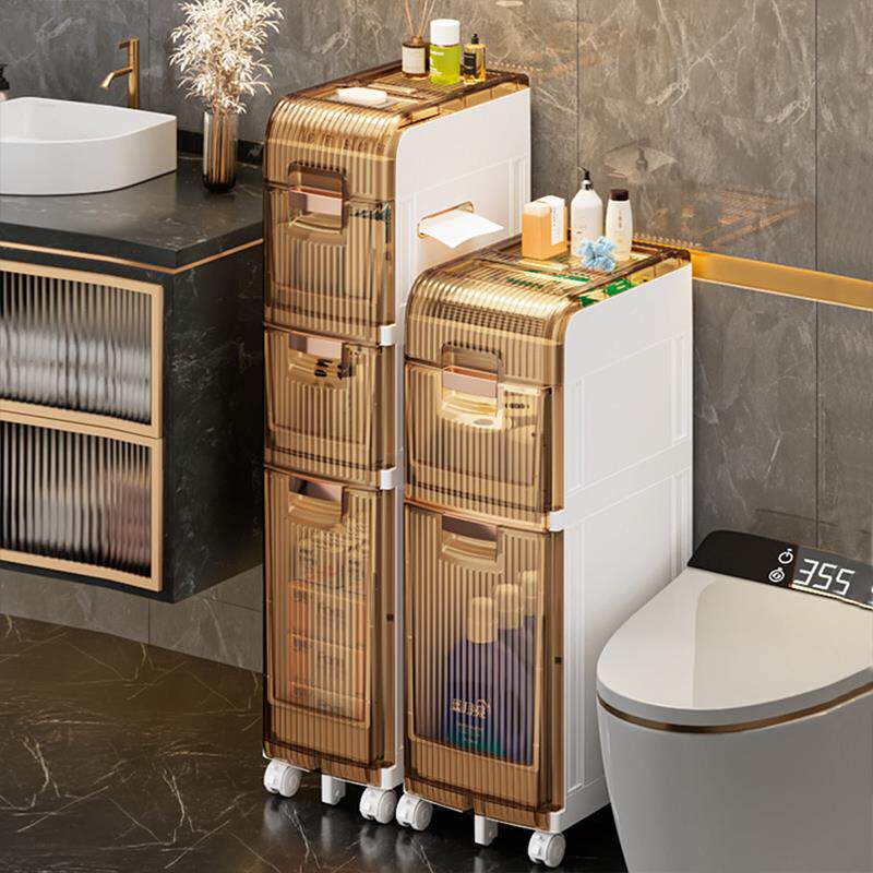 缝收纳卫生间所夹缝置隙物架洗手间浴室抽屉式储物夹缝收纳柜子厕