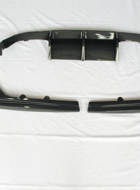 适于4-18宝马6581M3M4改装扰流F用80F82F83碳纹亮黑尾唇后唇大包