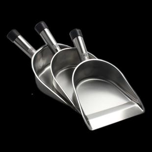 加厚无方形谷不锈钢冰铲平底面粉铲超市大DOP粮食米特号物磁多用