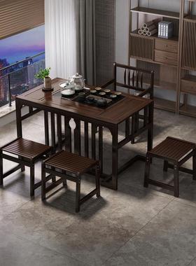 阳台茶几家用桌茶客厅小子小户型桌装椅组合新套MGQ中式茶台泡茶