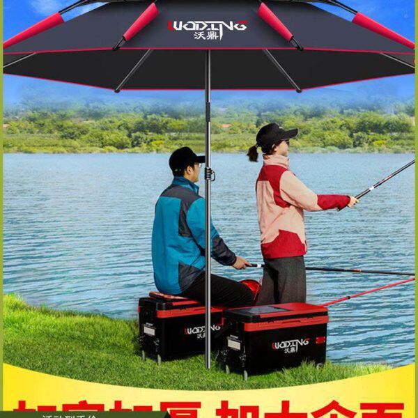 钓买什么钓鱼帐篷伞钓鱼折叠椅伞野钓专用伞万向雨伞遮阳伞垂钓垂