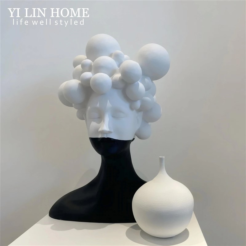 摆件高级感家居玄关客厅r书房电视柜玄关轻奢艺术雕塑装饰室内创