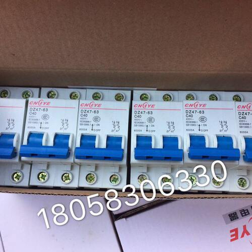 小型断路器DZ47-2P 6A10A16A20A25A32A40A50A63A 极数1P 2P 3P 4P