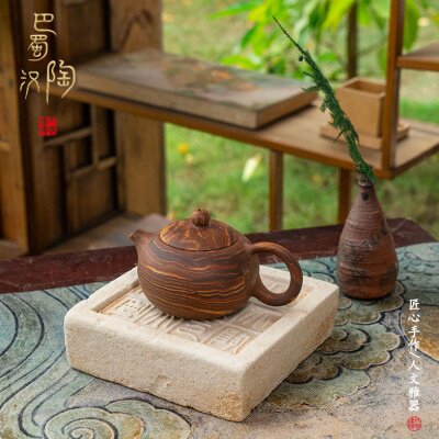 非遗仿汉巴蜀汉陶吸水茶盘石砖中式汉仪四神兽简约茶台茶室其他无